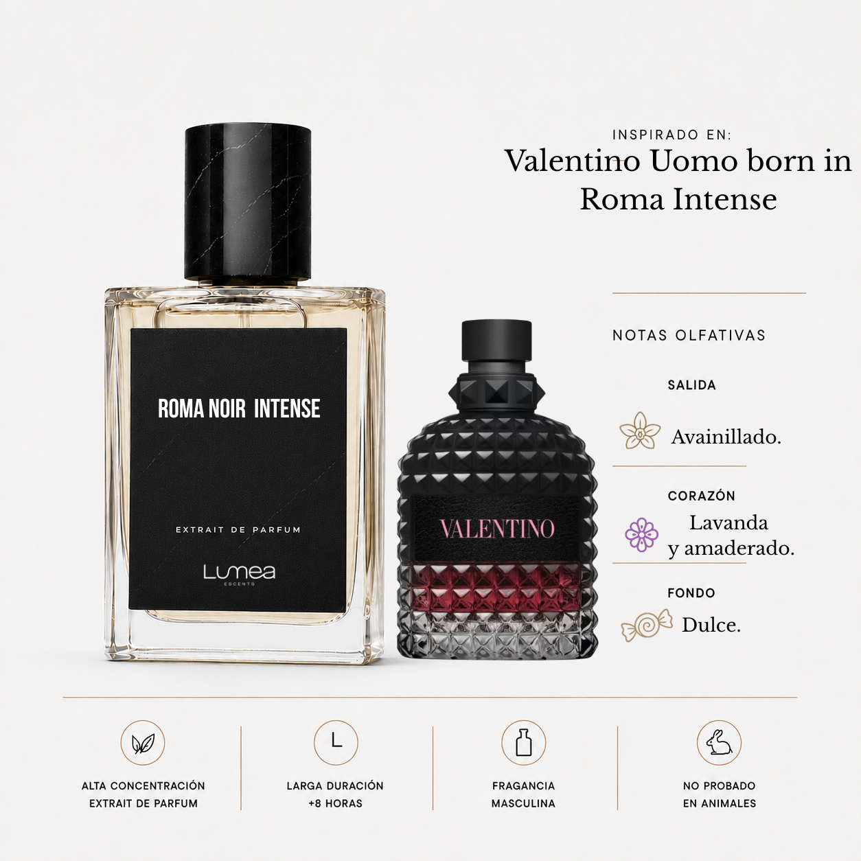 Roma Noir (Inspirado en: Valentino Uomo born in roma)