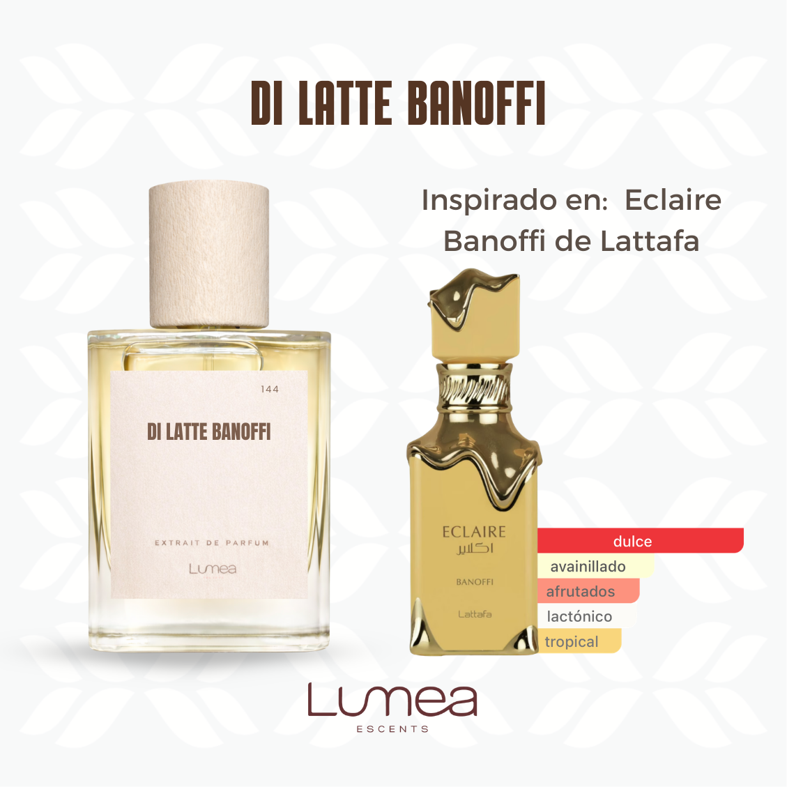 Di latte Banoffi (inspirada en: Eclaire Banoffi de Lattafa)