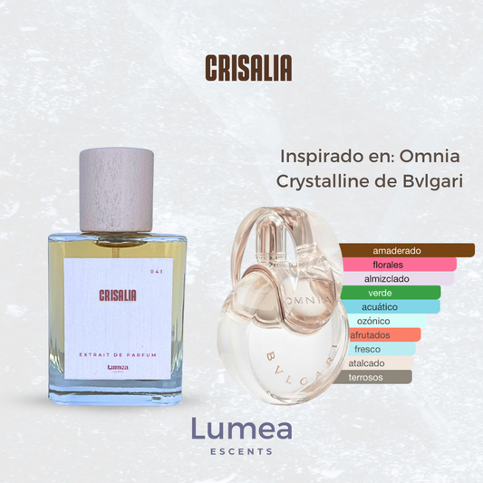 Crisalia (inspirada en: Omnia Crystalline de Bvlgari)