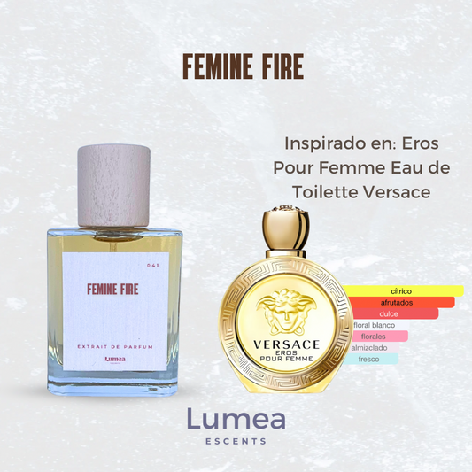 Femine fire (Inspirado en: Inspirado en: Eros Pour Femme Eau de Toilette Versace)