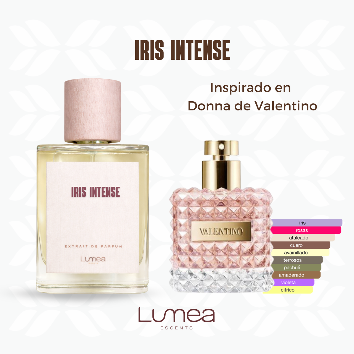 Iris intense (Inspirado en:
Donna de Valentino)