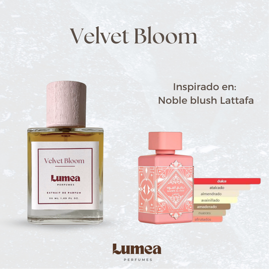 Velvet Bloom (Inspirado en: Noble Blush de Lattafa)