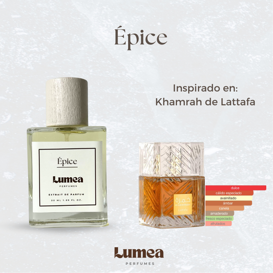 Épice (Inspirado en: Khamrah de Lattafa)