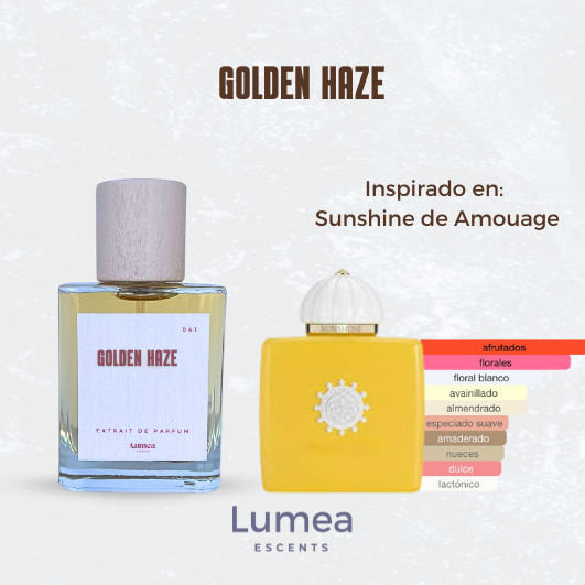 Golden haze (inspirada en Sunshine Woman de Amouage)