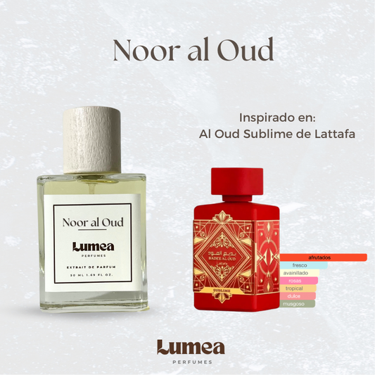 Noor Al Oud (Inspirado en: Al Oud Sublime de Lattafa)