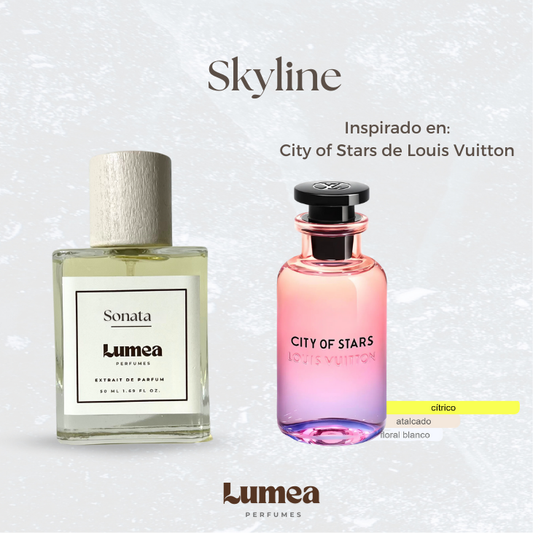 Skyline (Inspirado en: City of Stars de Louis Vuitton)