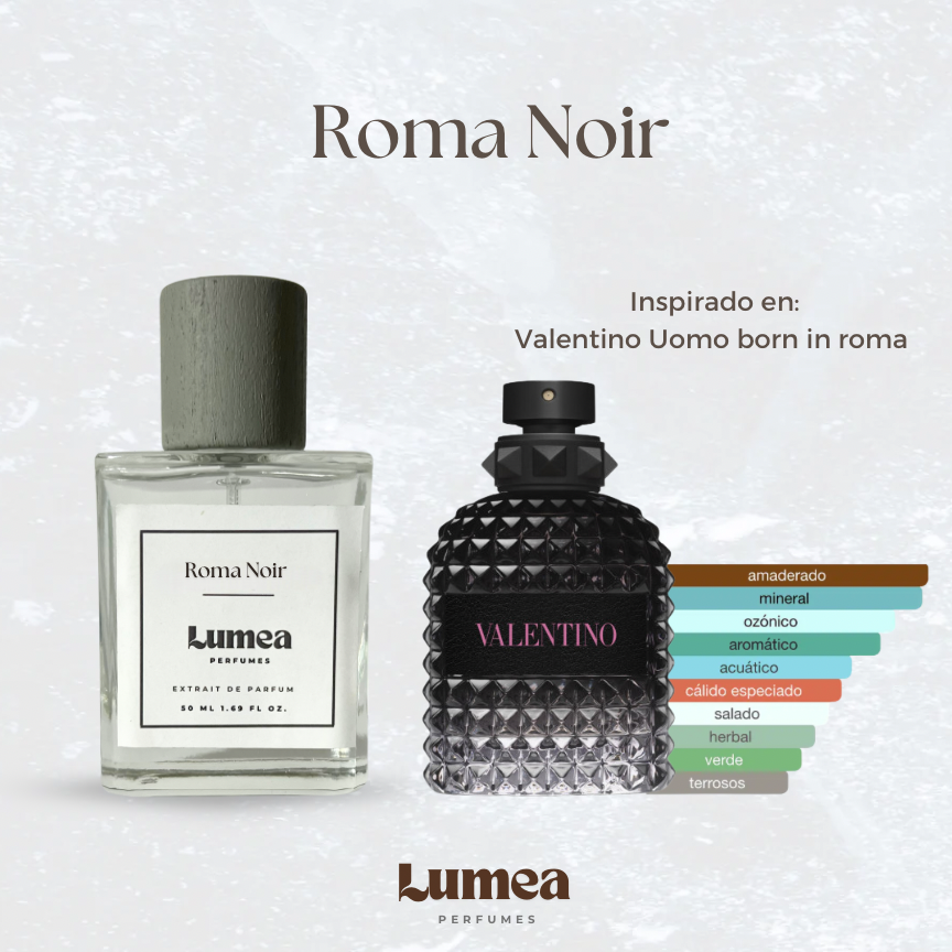 Roma Noir (Inspirado en: Valentino Uomo born in roma)