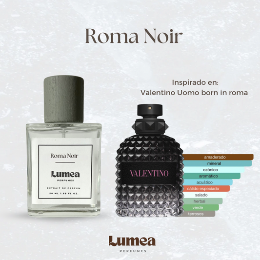 Roma Noir (Inspirado en: Valentino Uomo born in roma)