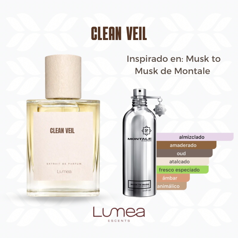 Clean veil (inspirado en Musk to Musk de Montale)