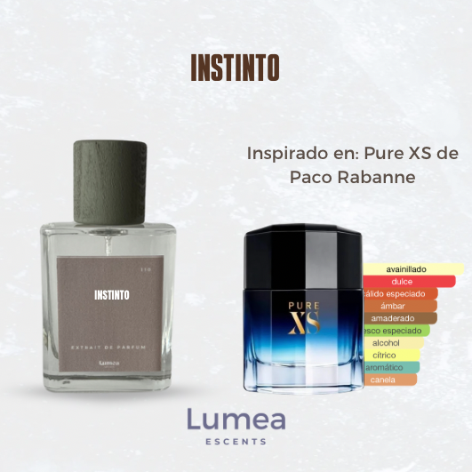 Instinto (Inspirado en: Pure XS de Paco Rabanne)