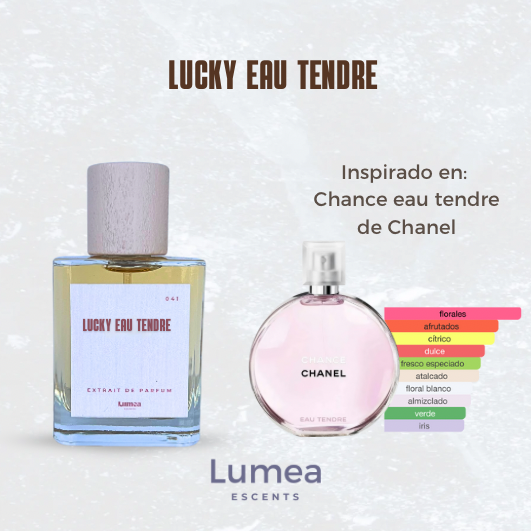 Lucky eau tendre (Inspirado en Chance eau tendre de Chanel)