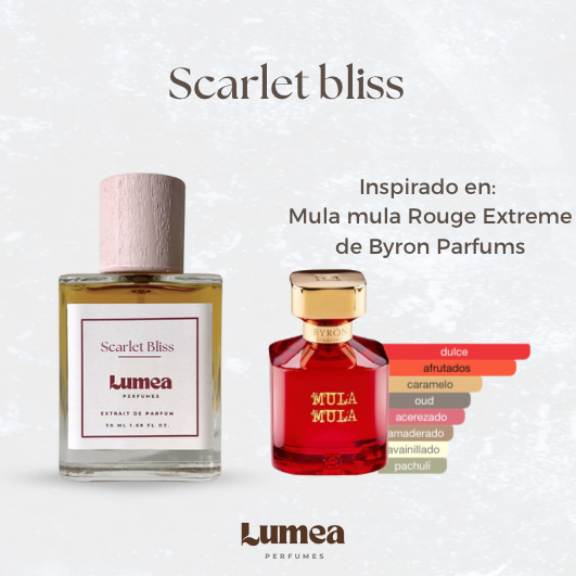 Scarlet bliss (inspirado en Mula Mula rouge extreme)