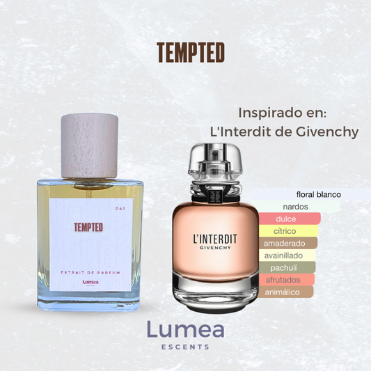 Tempted (inspirado en: L'Interdit de Givenchy)