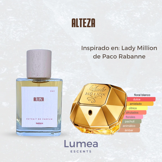 Alteza (Inspirado en: Lady Million de Paco Rabanne)