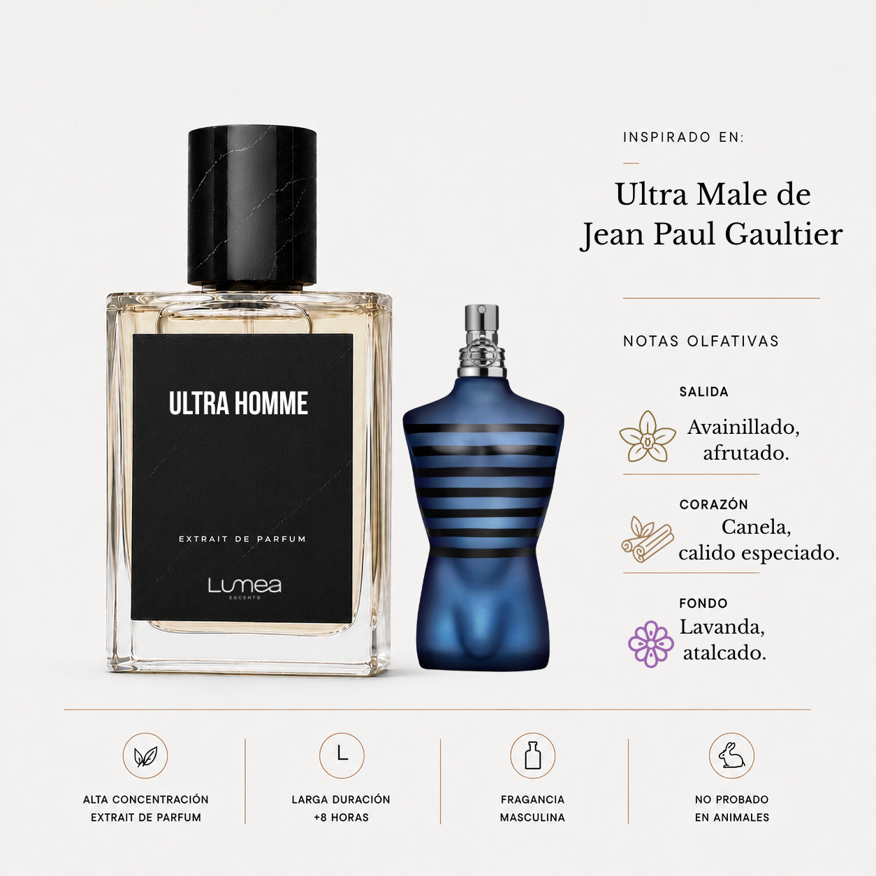 Ultra Homme (inspirado en Ultra Male Le Parfum de Jean Paul Gaultier)