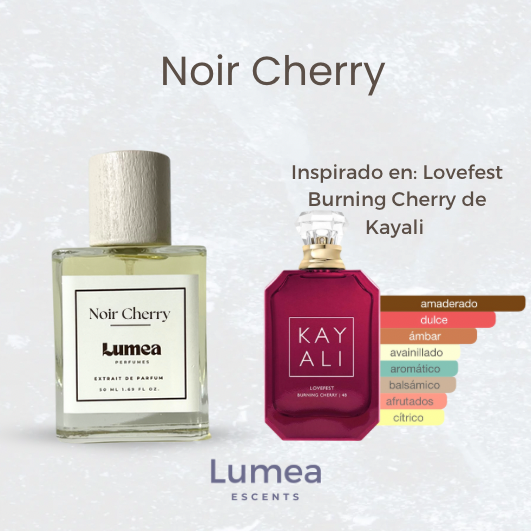 Noir Cherry (Inspirado en: Lovefest Burning Cherry de Kayali)