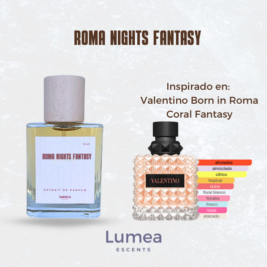 Roma Nights Fantasy (Inspirado en:  Born in Roma Coral Fantasy de Valentino)