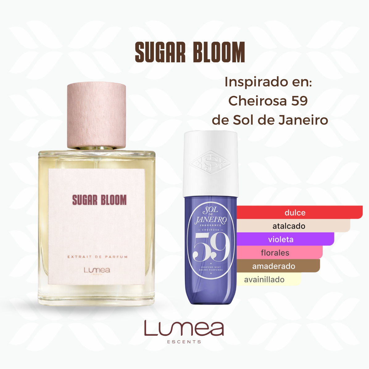 Sugar Bloom (Inspirado en Cheirosa 59 de Sol de Janeiro)