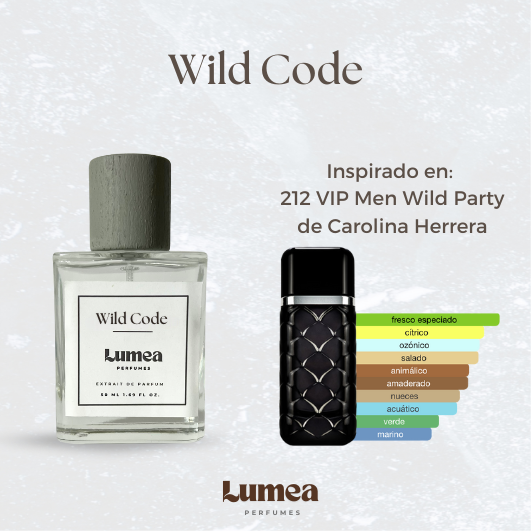 Wild Code (Inspirado en: 212 VIP Men Wild Party de Carolina Herrera)