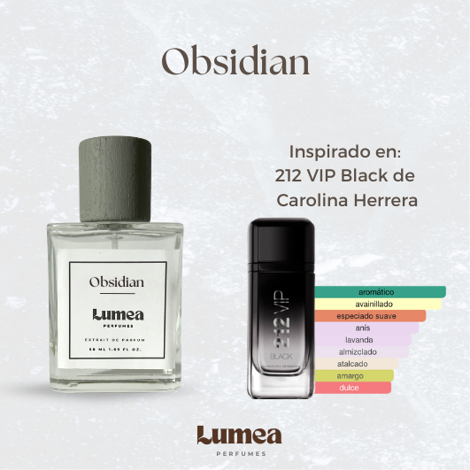 Obsidian (Inspirado en: 212 VIP Black de Carolina Herrera)