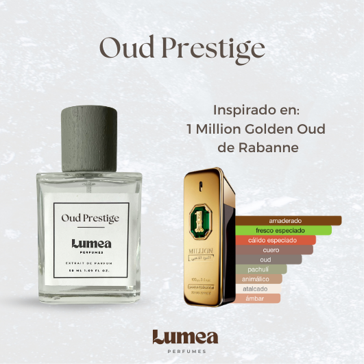 Oud Prestige (Inspirado en: 1 Million Golden Oud de Rabanne)