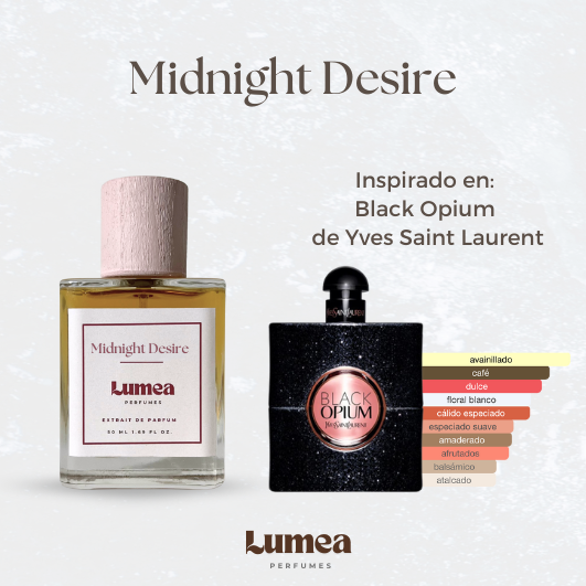 Midnight Desire (Inspirado en: Black Opium de Yves Saint Laurent)