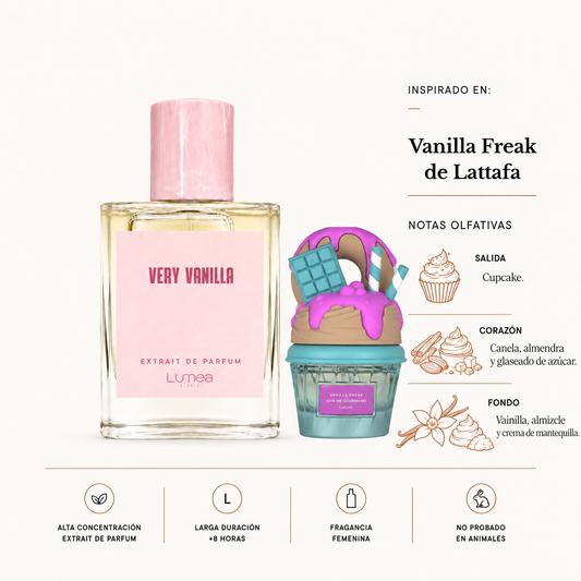 Very vanilla (inspirada en: Vanilla Freak de lattafa)