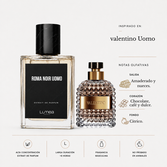 Roma Noir Uomo (inspirada en: Valentino Uomo de Valentino )