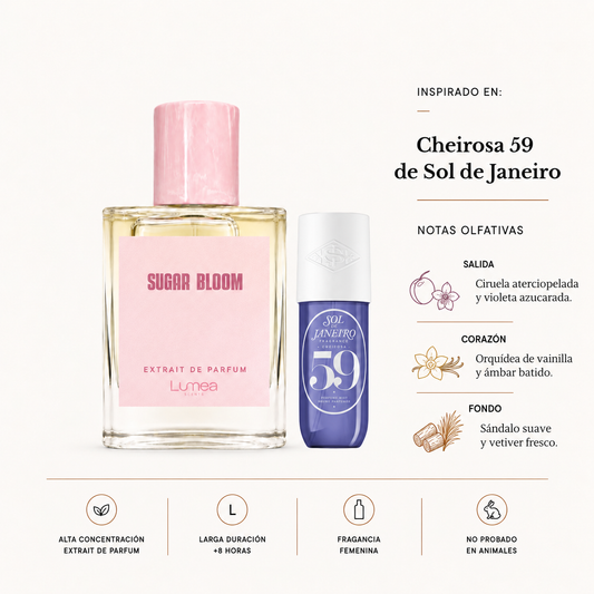 Sugar Bloom (Inspirado en Cheirosa 59 de Sol de Janeiro)