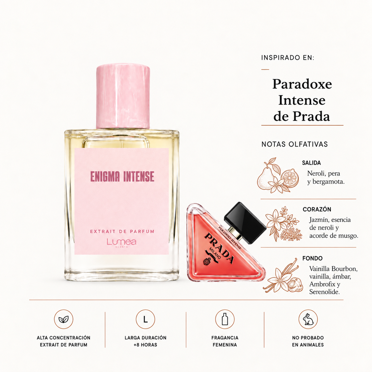 Enigma intense (Inspirado en: Paradoxe intense de Prada)