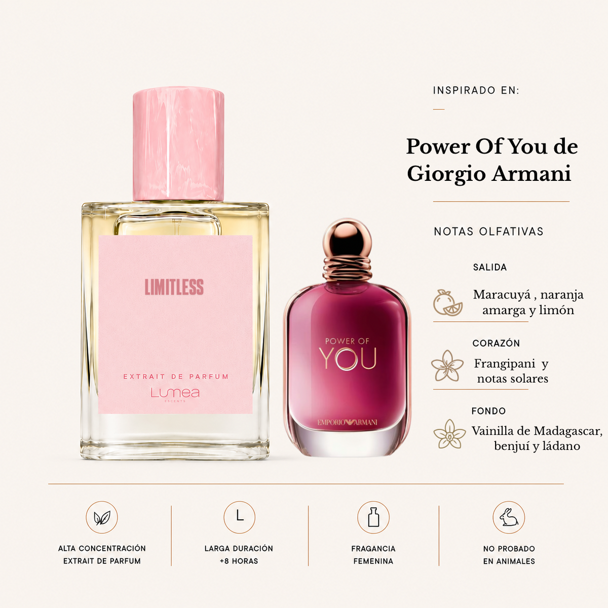 Limitless (inspirado en Power Of You Giorgio Armani )
