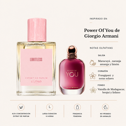 Limitless (inspirado en Power Of You Giorgio Armani )