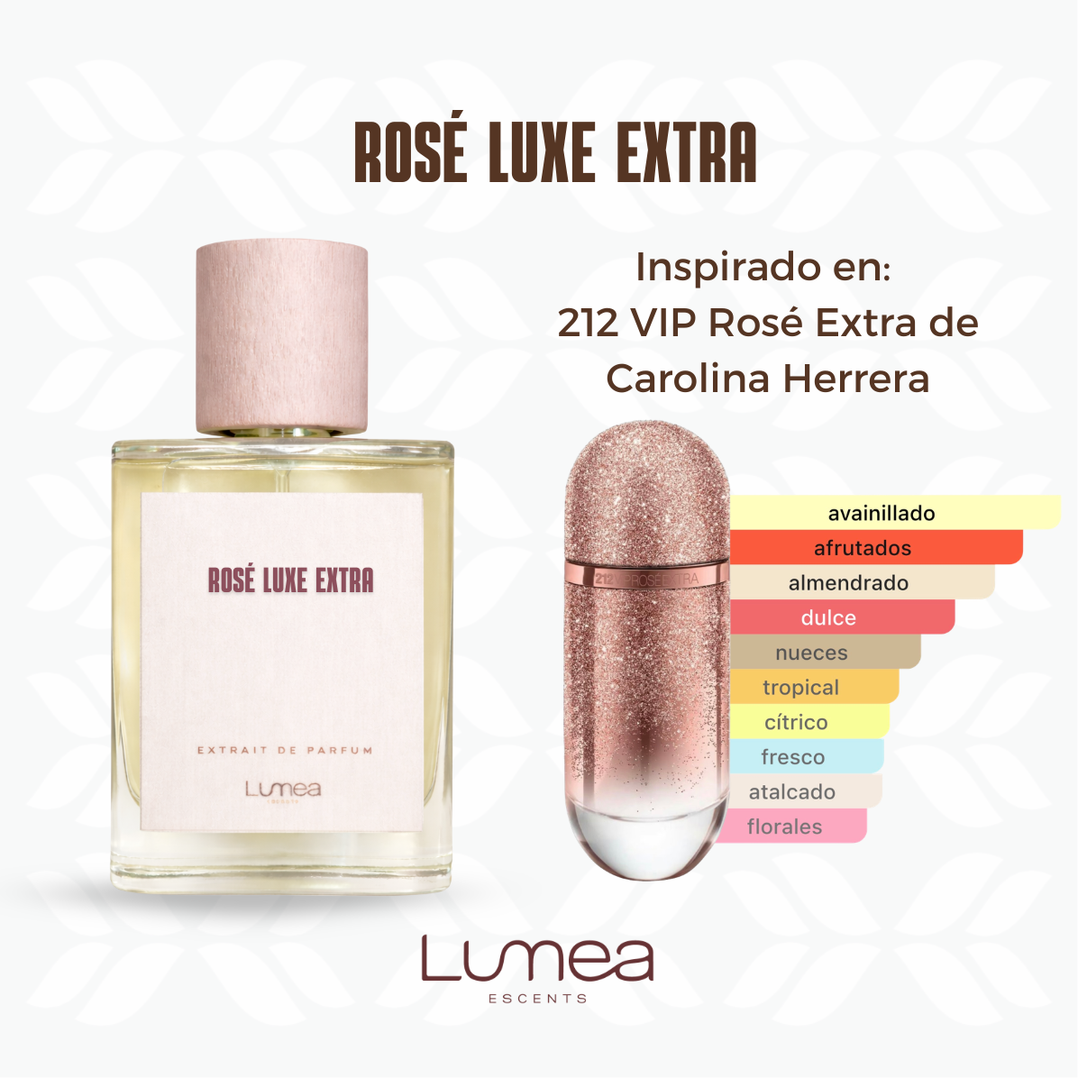 Rosé Luxe Extra (Inspirado en:  212 VIP Rosé Extra de Carolina Herrera)