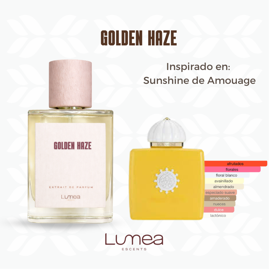 Golden haze (inspirada en Sunshine Woman de Amouage)