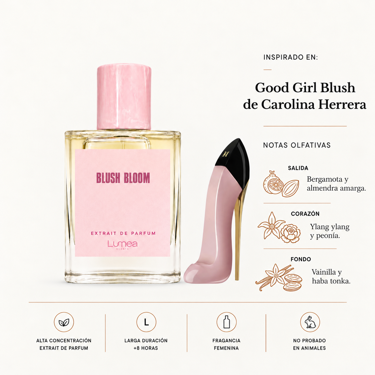 Blush Bloom (Inspirado en: Good Girl Blush de Carolina Herrera)
