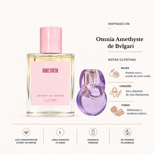Ametista (inspirada en: Omnia Amethyste de Bvlgari)