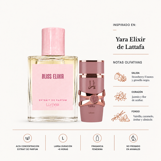 Bliss Elixir (Inspirado en: Yara Elixir de Lattafa)