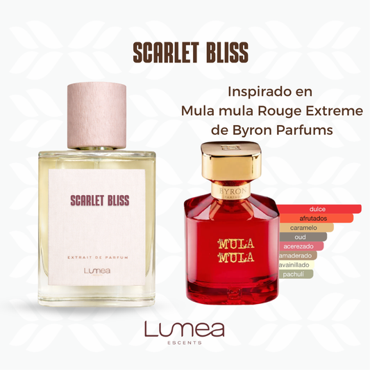 Scarlet bliss (inspirado en Mula Mula rouge extreme)