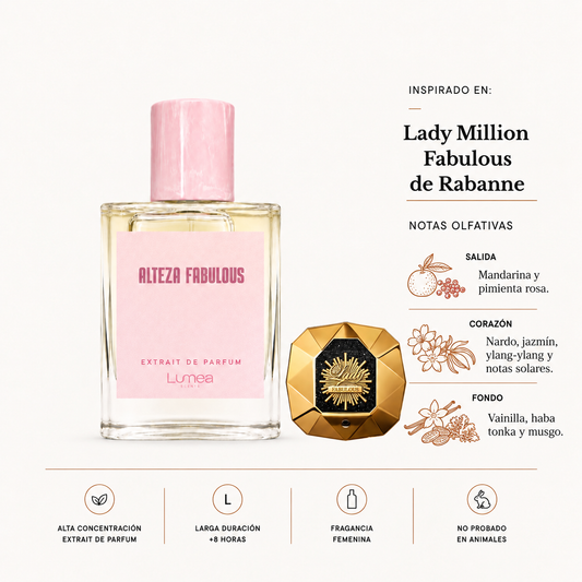 Alteza Fabulous (Inspirado en:  Lady Million Fabulous Rabanne )