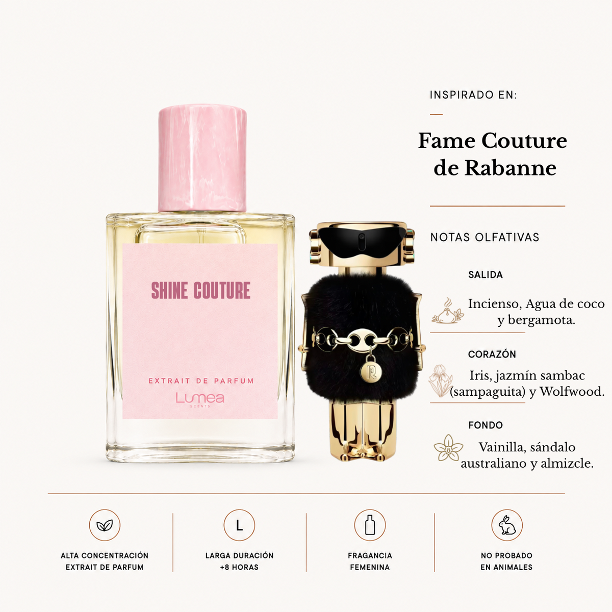 Shine Couture (inspirado en: Fame Couture de Rabanne)
