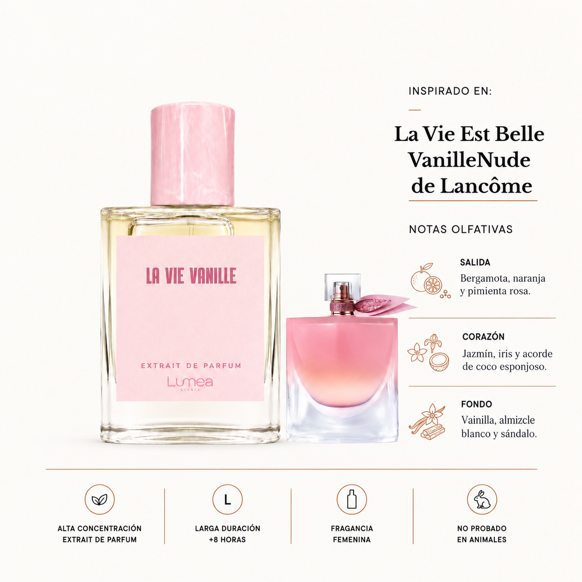 La Vie Vanille (Inspirado en:  La vie Est Belle Vanille Nude de Lancôme)