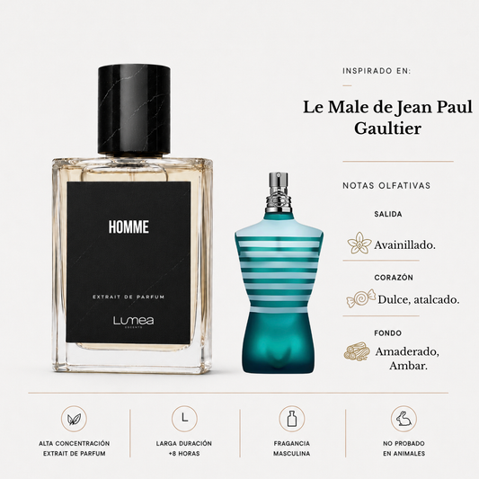 Homme (inspirado en Le Male de Jean Paul Gaultier)