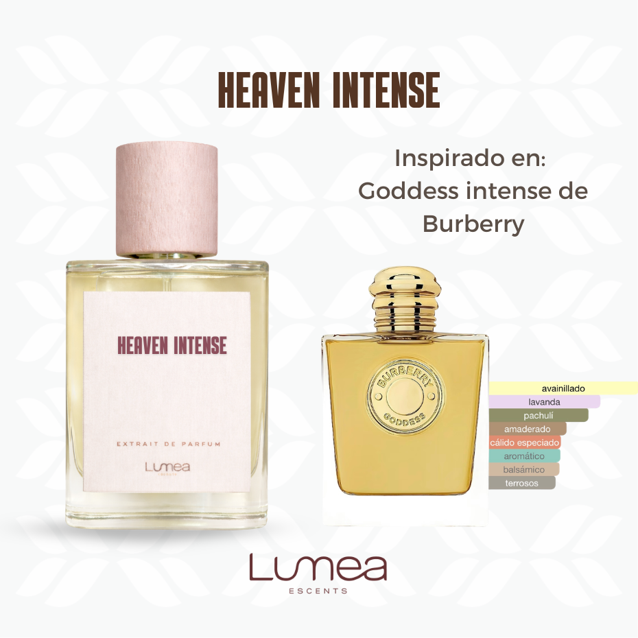 Heaven intense (inspirado en: Burberry goddess intense)