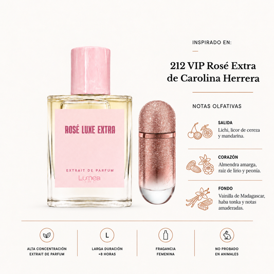 Rosé Luxe Extra (Inspirado en:  212 VIP Rosé Extra de Carolina Herrera)