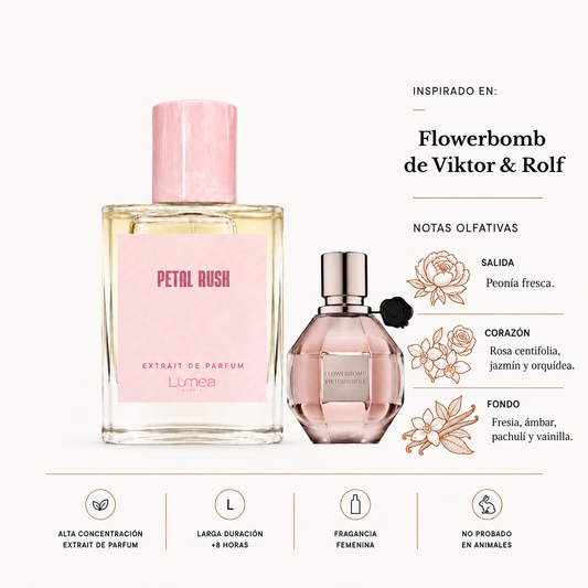 Petal Rush (inspirada en Flowerbomd de Viktor and Rolf)