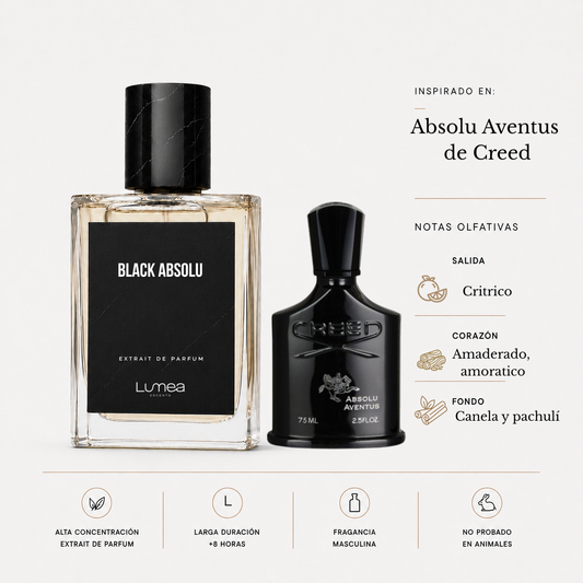 Black absolu (Inspirado en:  Absolu Aventus de Creed )