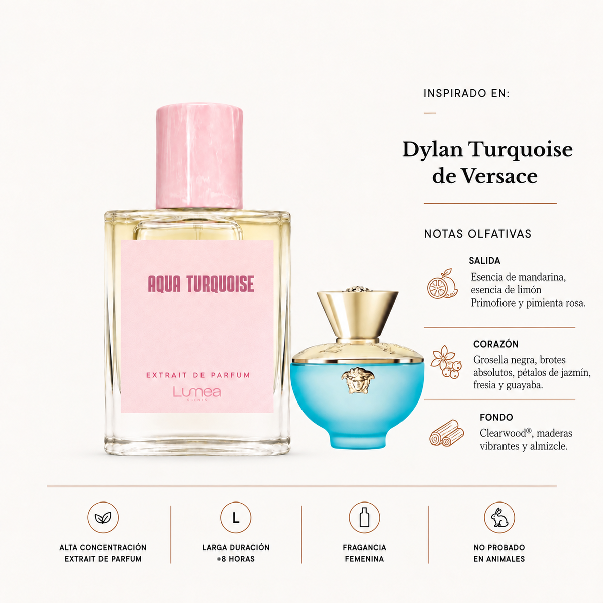 Aqua Turquoise (Inspirado en: Dylan Turquoise de Versace)