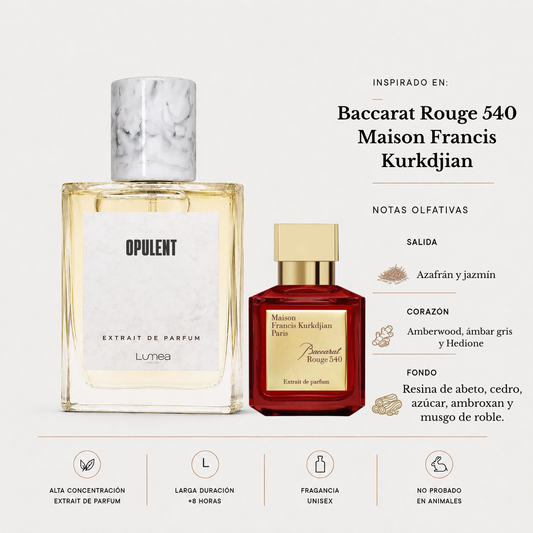 Opulent (Inspirado en: Baccarat Rouge 540 de Maison Francis Kurkdjian)