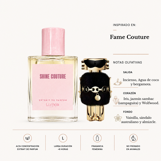 Shine Couture (inspirado en: Fame Couture de Rabanne)