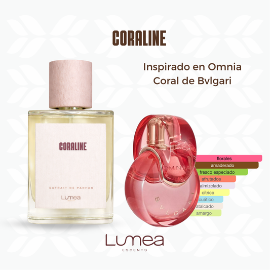 Coraline (Inspirado en: Omnia Coral de Bvlgari)